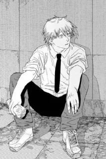 🔗 Denji Chainsaw Man anime, manga, chainsaw man, denji telegram sticker