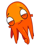 ☺️ สีส้ม, การ์ตูน, ตัวละคร, สติกเกอร์, ยิ้ม, เป็นมิตร telegram sticker
