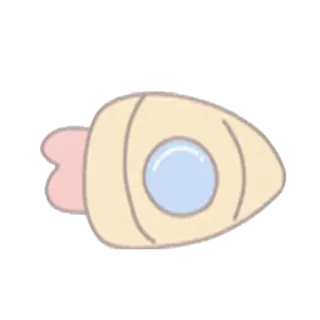 🍦 foguete, desenho animado, espaço, kawaii, nave espacial, fofo, veículo telegram sticker