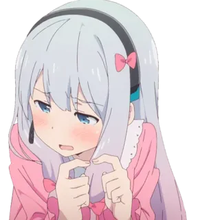 😳 Izumi Sagiri Eromanga Sensei Anime, Manga, Sticker, Mignon, Izumi Sagiri, Eromanga Sensei telegram sticker