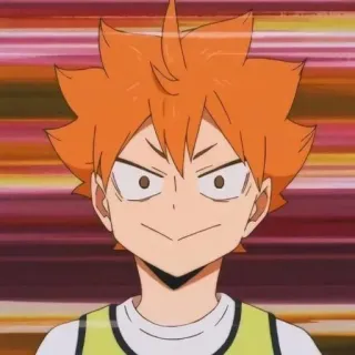 🌌 Shoyo Hinata Haikyuu!! anime, manga, haikyuu, hinata, shoyo, volleyball, character telegram sticker