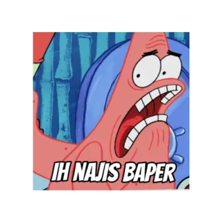 😀 Patrick Star SpongeBob SquarePants IH NAJIS BAPER Cartoon, Patrick, Spongebob, Stern, Lustig telegram sticker