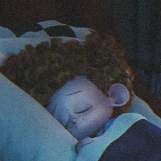 🧃 sleep, sleeping, boy, tired whatsapp sticker