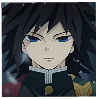 🌊 Giyu Tomioka Demon Slayer Аниме, Клинок, рассекающий демонов, Гию Томиока, Манга, Водный столп telegram sticker