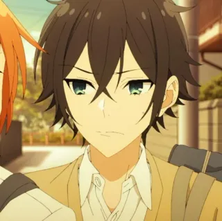 💤 Izumi Miyamura Horimiya Anime, Dibujos animados, Adolescente, Escuela telegram sticker