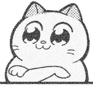😡 chat, mignon, animal, animal de compagnie, dessin animé, autocollant telegram sticker