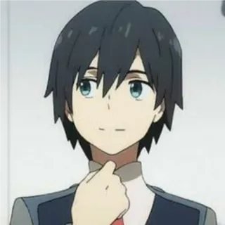 ✨ Hiro Darling in the Franxx Anime, Charakter, Hiro, Darling in the Franxx, Animation telegram sticker