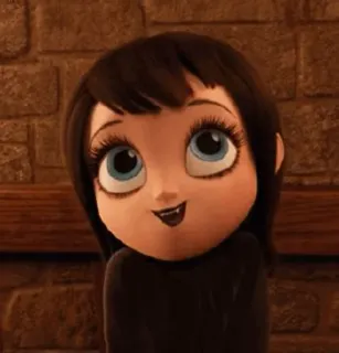 😺 Mavis Dracula Hotel Transylvania Dessin animé, Vampire, Mavis, Hôtel Transylvanie, Personnage, Animation telegram sticker