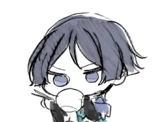 🏖 anime, chibi, cartoon, art, manga, illustration telegram sticker