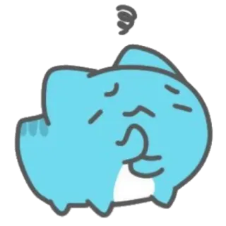 🤨 漫画, ステッカー, サメ, 可愛い, 青 telegram sticker