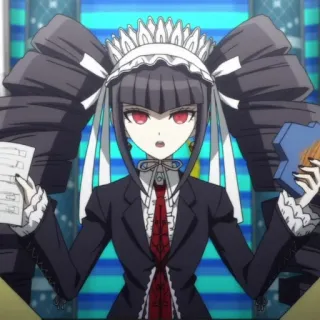 🃏 Celestia Ludenberg Danganronpa Anime, Gótico, Danganronpa, Celestia Ludenberg, Personagem telegram sticker