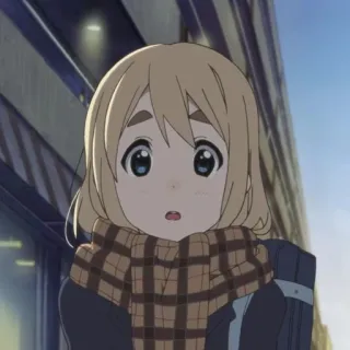 🥛 аниме девушка, мило, Муги, K-On!, мультфильм telegram sticker