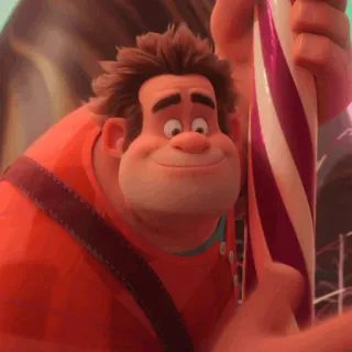 🥨 Wreck-It Ralph desenho animado, Disney, Detona Ralph, personagem, filme, animação whatsapp sticker