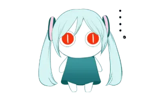 😶 애니메이션, 치비, 귀여운, 인형, 만화, 캐릭터 telegram sticker