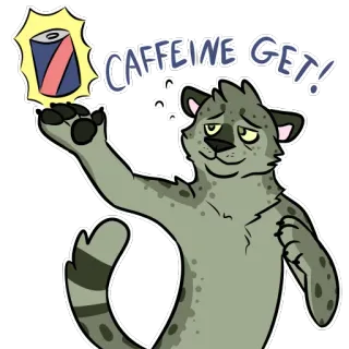 Midori Leopard telegram stickers