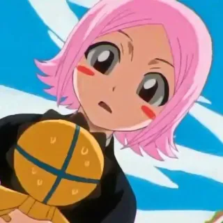 🍥 Yachiru Kusajishi Bleach Anime, Charakter, Pinke Haare, Bleach, Yachiru Kusajishi telegram sticker
