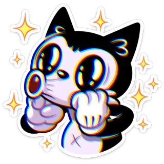 ⭐ Desenho animado, Personagem, Adesivo, Kawaii, Ilustração, Fofo whatsapp sticker