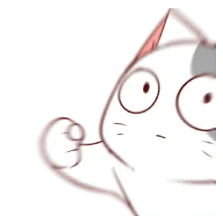 🤜 cat, cartoon, angry, shocked, meme telegram sticker