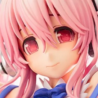😳 anime, garota, cabelo rosa, fones de ouvido, personagem, fofa whatsapp sticker