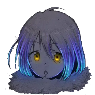 🤤 Аниме, Манга, Персонаж, Мультфильм, Милый, Иллюстрация telegram sticker
