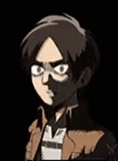 ๐ฑ Eren Yeager Attack on Titan anime, attack on titan, eren yeager, shonen, manga telegram sticker