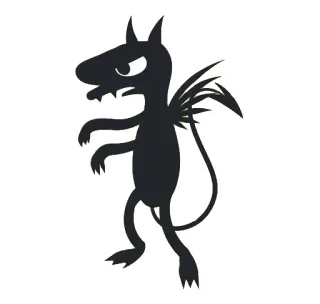 👿 Luci Disenchantment ปีศาจ, ลูซิเฟอร์, ซาตาน, Disenchantment, Netflix telegram sticker