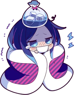 Cutie Chibi Aoki Lapis & Merli :: @line_stickers telegram stickers