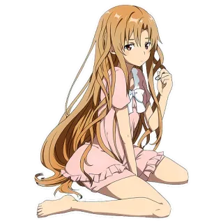 😪 Asuna Yuuki Sword Art Online Anime, Personaggio, Ragazza, Sword Art Online, Asuna telegram sticker