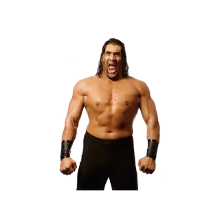 😁 The Great Khali catcheur, The Great Khali, WWE, sport, homme, indien telegram sticker