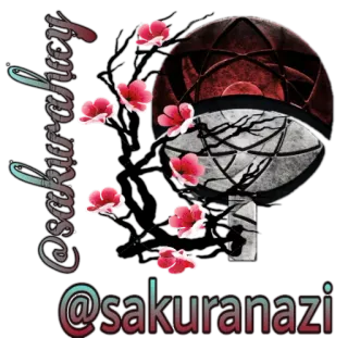 🌸 @sakuranazi 桜, アニメ, ファンアート whatsapp sticker