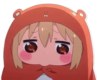 😞 Umaru Doma Himouto! Umaru-chan Аниме, Умару, Химоуто, Мультфильм, Милый telegram sticker