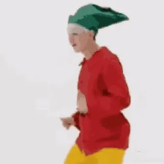 🦥 elf, christmas, holiday, dancing, costume telegram sticker