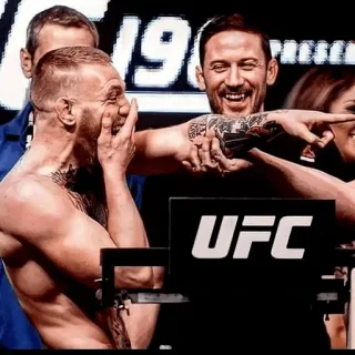 😹 Conor McGregor UFC мма, ufc, конор макгрегор, бой, боец, спорт whatsapp sticker