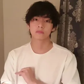 🧸 V K-pop, chanteur, idole, BTS, coréen, musique, V telegram sticker
