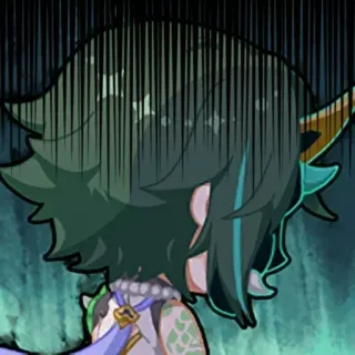 😨 Xiao Genshin Impact anime, game, genshin impact, xiao, character, confused, annoyed telegram sticker