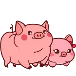 Эмодзи в @Pig_and_friends "Pig Valera stat" (@Mari_Deinos) telegram emojis 👫