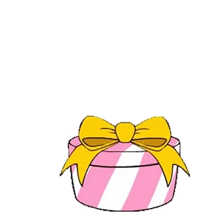 🎁 quà, hồng, nơ, quà tặng, ruy băng, hộp telegram sticker