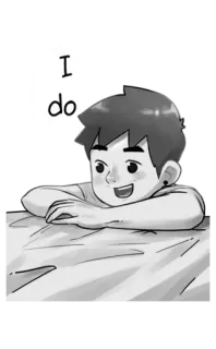 🥰 I do cartone animato, personaggio, interno, sorriso, maschio telegram sticker