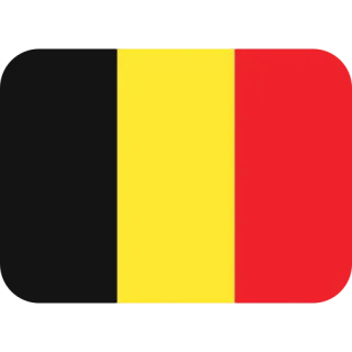 🇧🇪 Bélgica, bandera, bandera nacional, país, Europa telegram sticker