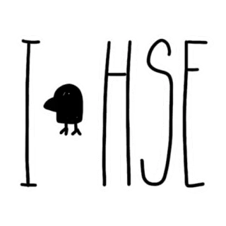 ❤️ IHSE IHSE, literowanie, naklejka, czarno-białe telegram sticker