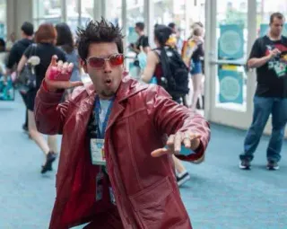 🫢 Tyler Durden Fight Club Бойцовский клуб, Тайлер Дёрден, Фильм, Насилие, Оружие, Оскорбительный telegram sticker