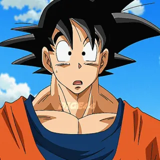 😮 Goku Dragon Ball Anime, Dragon Ball, Goku, Dessin animé, Personnage, Animation japonaise telegram sticker