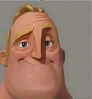🌟 Mr. Incredible The Incredibles Mr. Incredible, Meme, Pixar, The Incredibles, Kartun telegram sticker