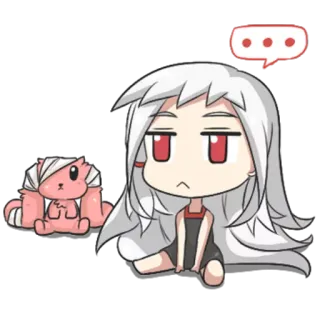 💬 chibi, anime, cartoon, character, sticker telegram sticker
