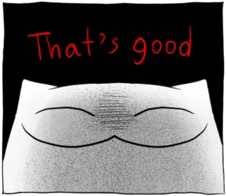 🐱 That's good gato, bom, positivo, feliz, afirmação telegram sticker
