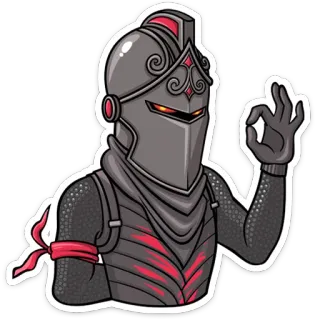 👌 Cartoon, Ritter, Rüstung, Helm, Geste, Videospiel telegram sticker