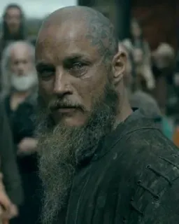 🩸 Ragnar Lothbrok Vikings ラグナル, ヴァイキング, トラヴィス・フィメル, ヒストリーチャンネル, ヴァイキング, 歴史ドラマ telegram sticker