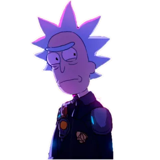 😏 Rick Sanchez Rick and Morty Rick, Rick and Morty, Cartone animato, Animazione per adulti, Fantascienza, Serie animata whatsapp sticker