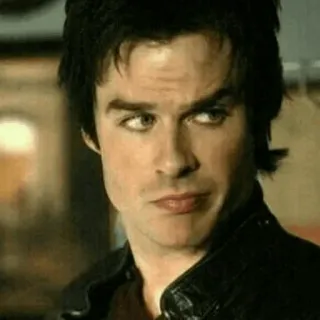 🦇 Damon Salvatore The Vampire Diaries Wampir, Ian Somerhalder, Serial TV, Nadprzyrodzone, Dramat telegram sticker