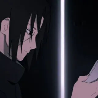 🎴 Itachi Uchiha Naruto anime, naruto, itachi, uchiha, manga telegram sticker